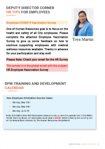 Page 5 Employee Newsletter May 2021