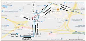 Route 9 Metro Center Map