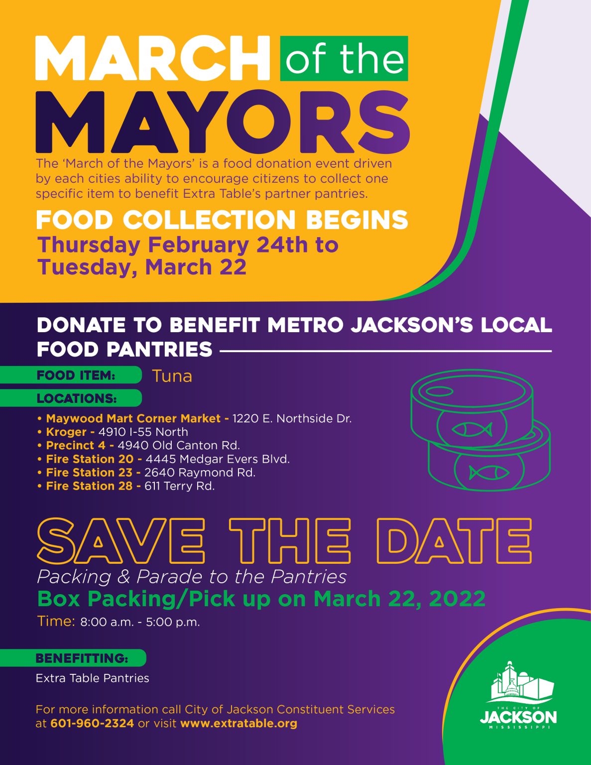 March of the Mayors Event Schedule Jackson, MS