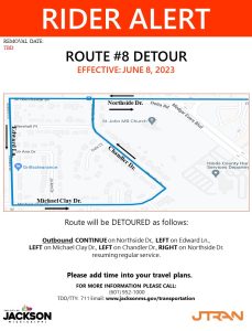 Route 8 Detour Edwards Ln