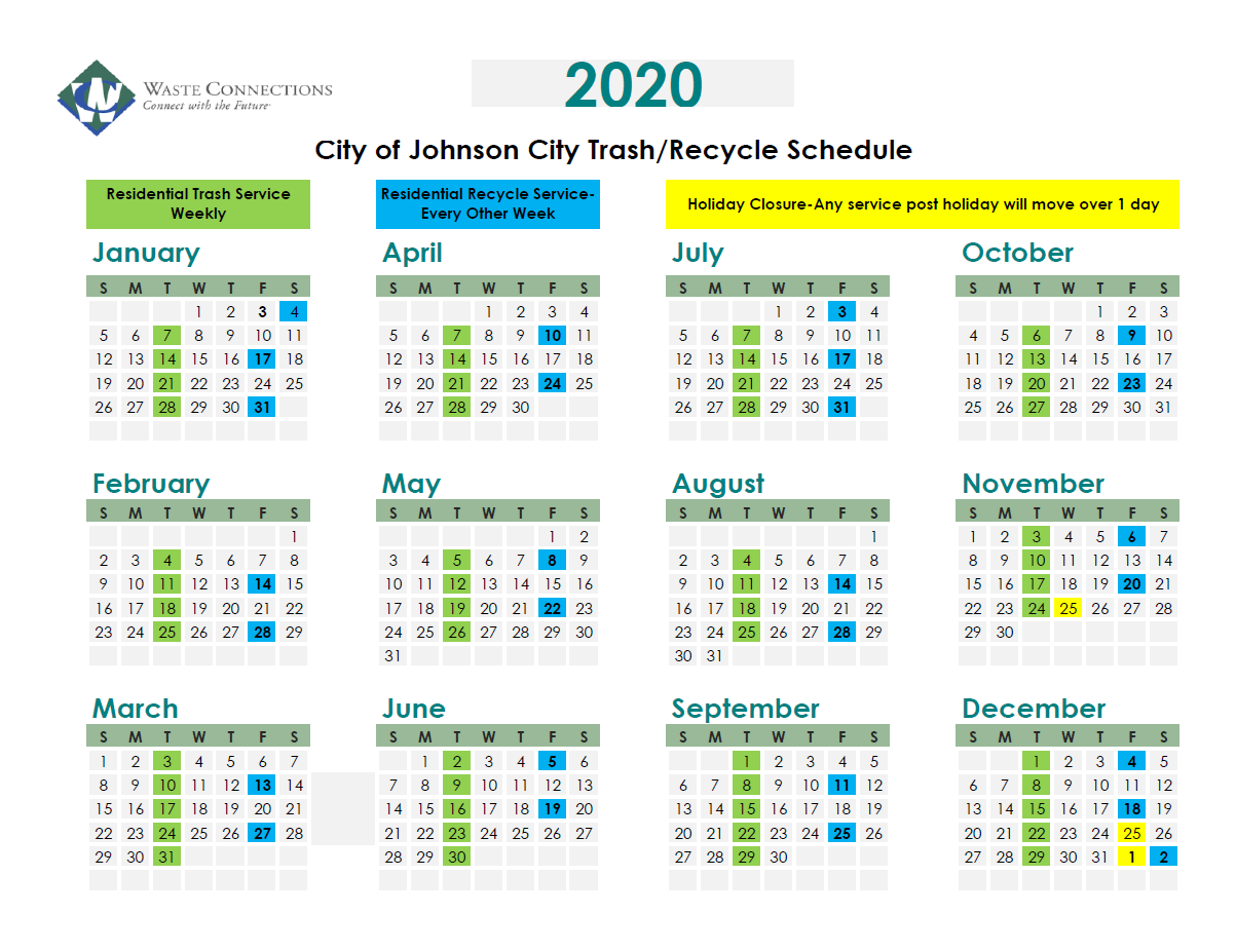 Jamestown Bpu Recycling Calendar Printable Calendar 2023