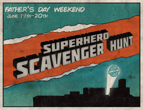 Superhero Scavenger Hunt