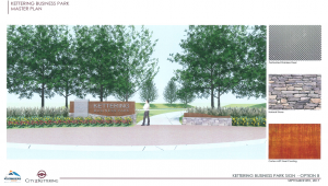 Rendering of Kettering Business Park Entry