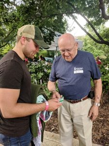 Fraze Volunteer Assisting a Patron