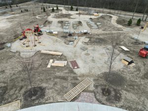 Gentile Nature Park progress March 2024.