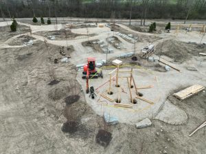 Gentile Nature Park progress March 2024.