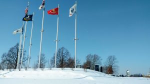 Winter vet memorial