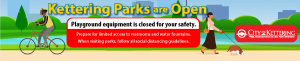 Parks are Open banner