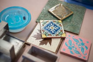 pottery tiles