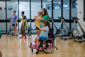 girl in wheelchair