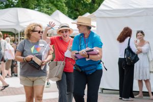 women at festival