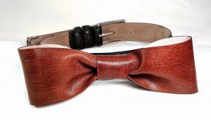 leather bowtie