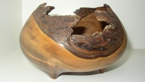 natural wood bowl