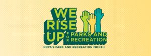 park and rec month logo