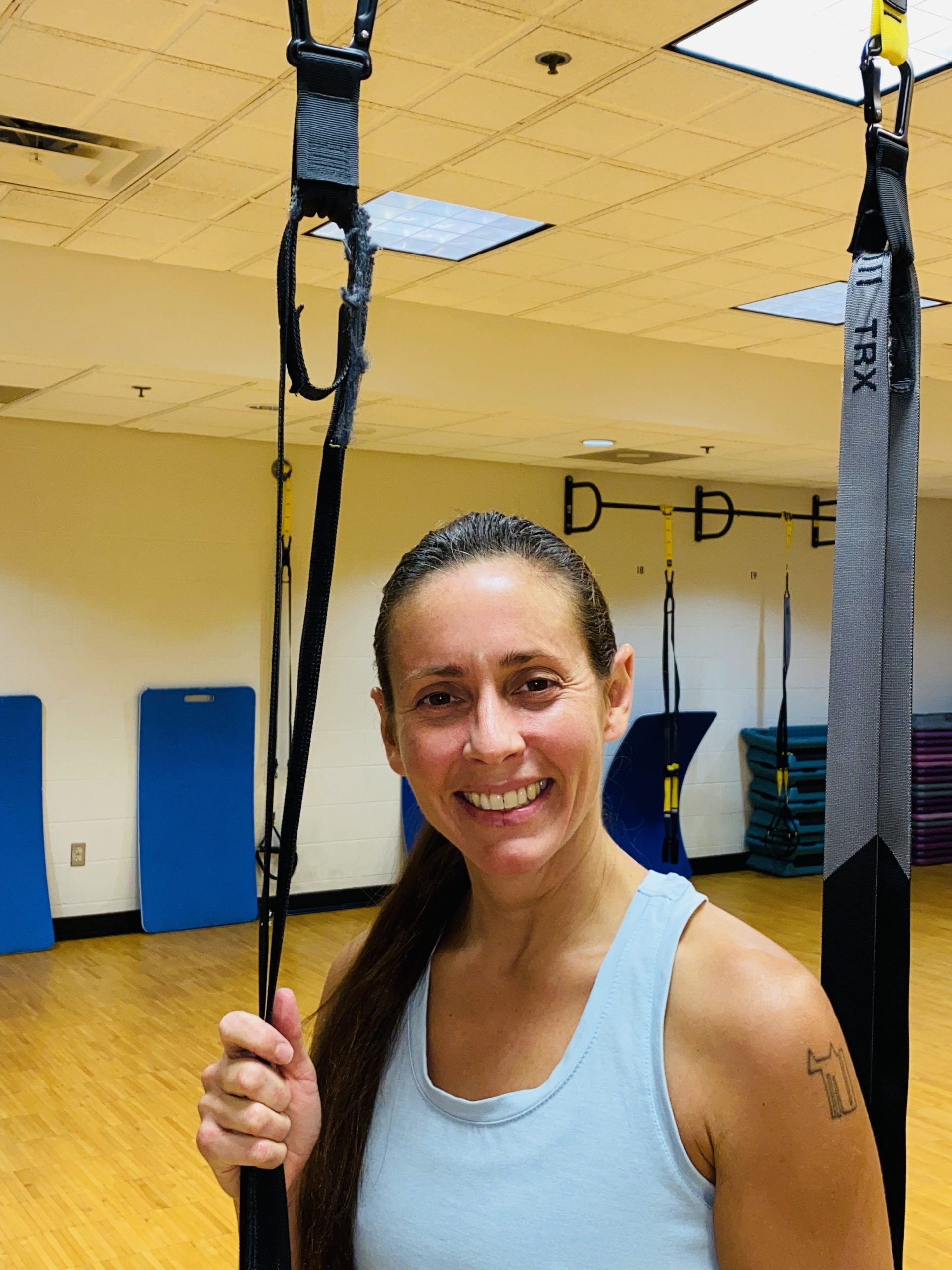 woman in exercise studio