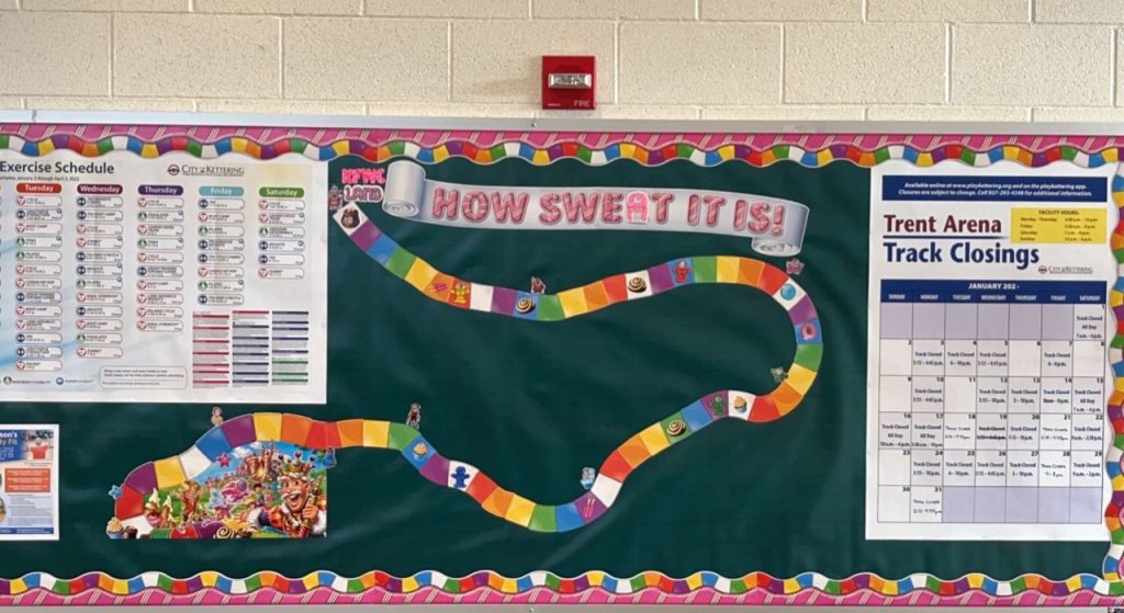 candy land bulletin board