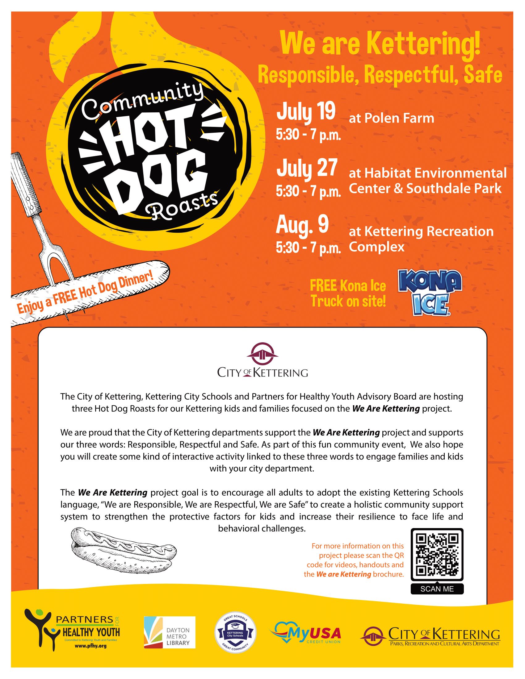 hot dog flyer