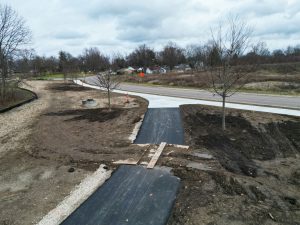 December 2023 Gentile Nature Park progress.