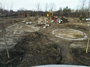 Gentile Nature Park progress January 2024.