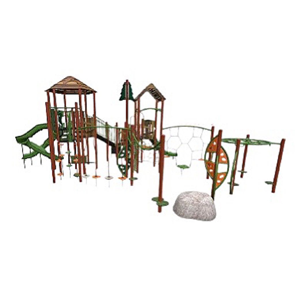 New Sunrise Park Play Structures Loomis, CA