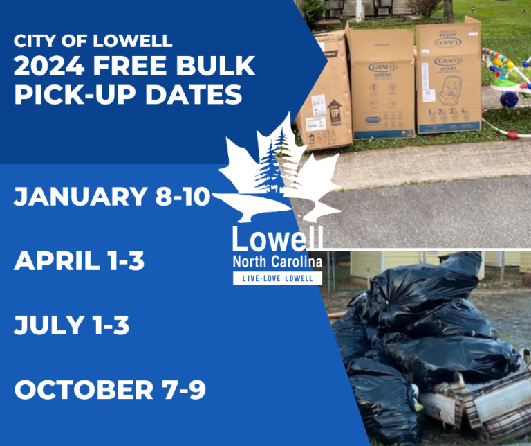 Bulk Pickup Lowell, NC