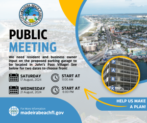 Public Meeting- Parking Garage