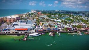 John's Pass Village - Aerial Image