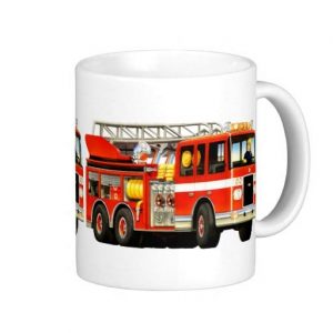 Coffee Cup Fire Truck