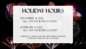 New Years Holiday Hours