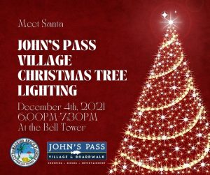 John's Pass Tree Lighting 2021