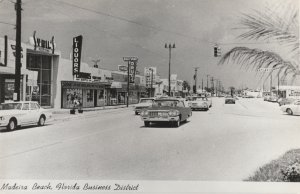 Business district c 1950