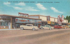 Mad Beach business district c 1950