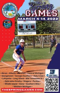 The Spring Games Softball Poster