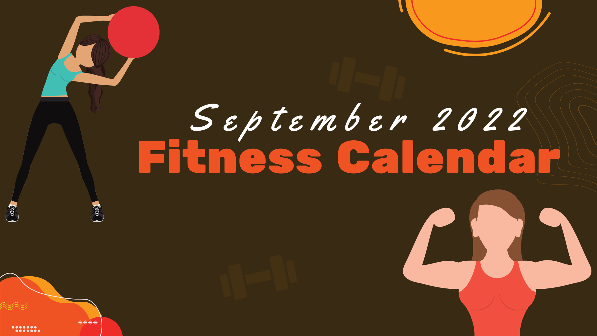 Sept 2022 Fitness Calendar
