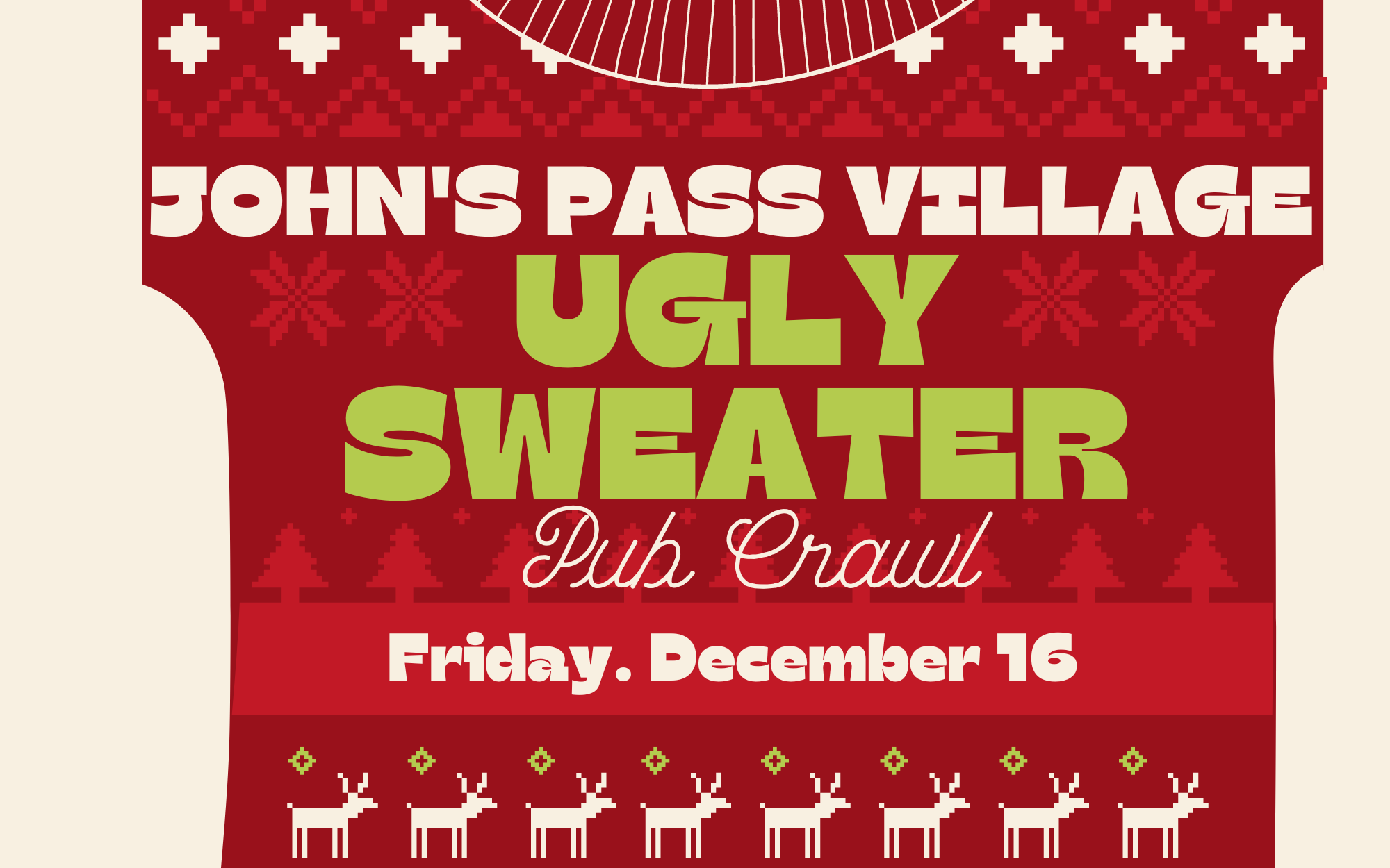 Ugly Sweater Pub Crawl Image
