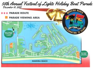 2022 Holiday Boat Parade Map