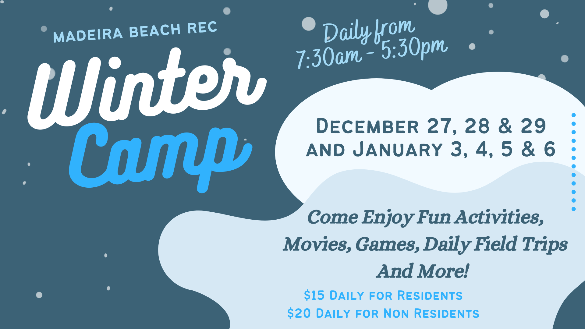 Winter Break Camp 2022