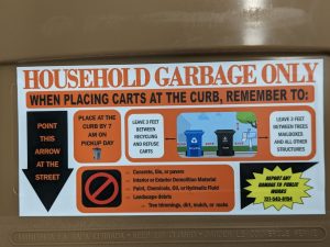 Garbage rules