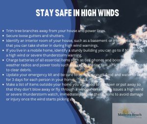 Stay Safe in High Winds Madeira Beach FL