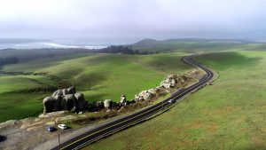 scenic view of west marin and dillon beach road