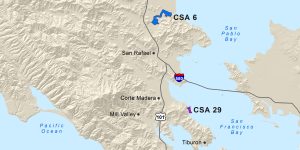 CSA #6 and #29 map