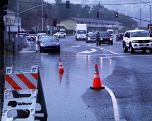 Manzanita Park & Ride lot near Sausalito