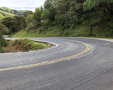 hairpin turn on lucas valley road