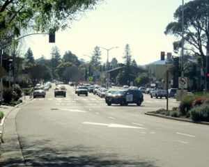 Sir Francis Drake Blvd near College of Marin