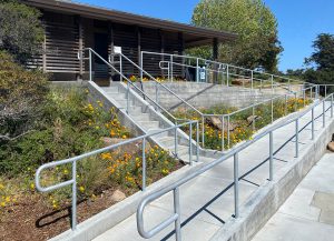 Accessibility ramp at Point Reyes Visitor Center in West Marin