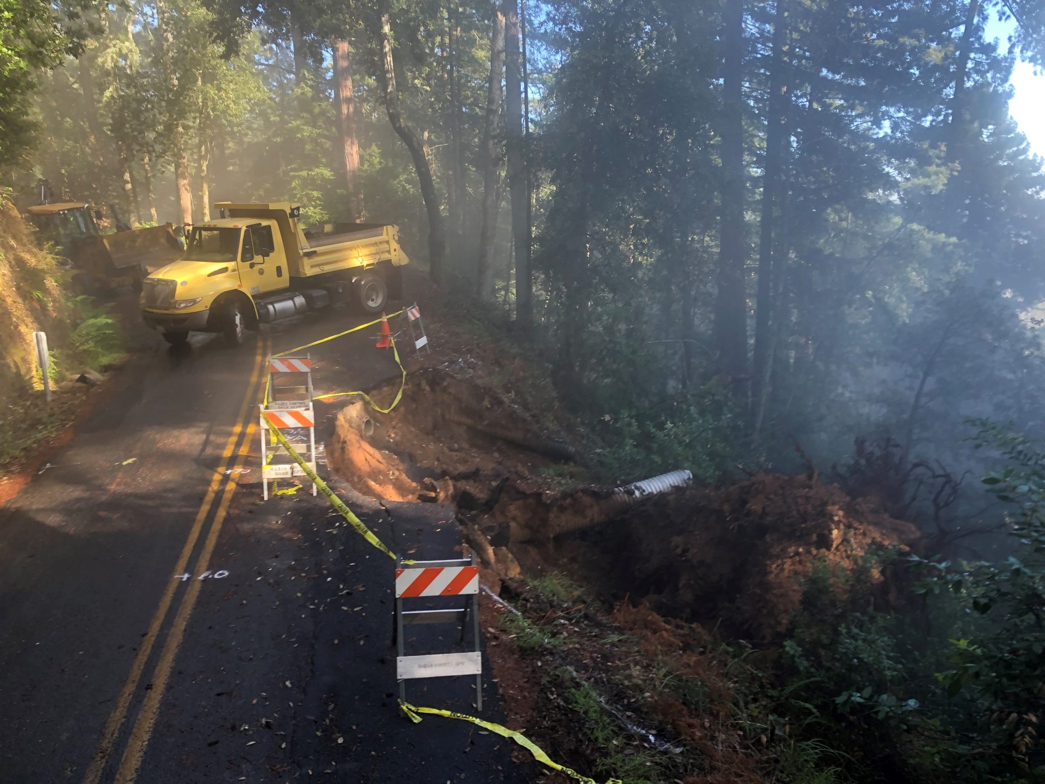 FairfaxBolinas Road Repair Marin County Public Works