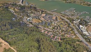 Google Earth image of Richardson Bay watershed and Marin City