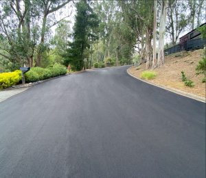 newly paved road