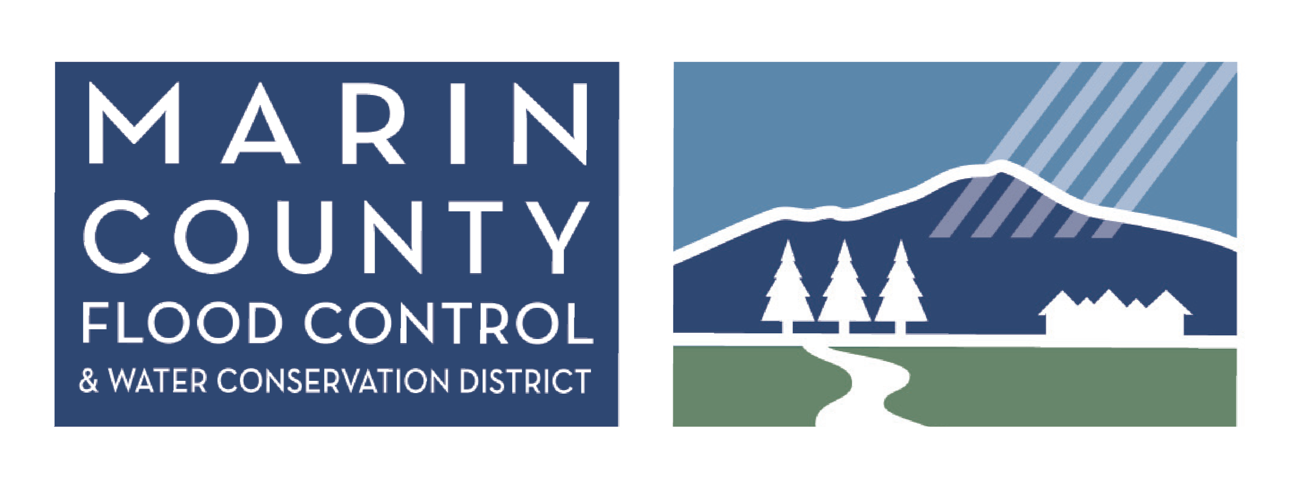 Logo for Marin County Flood Control and Water Conservation District