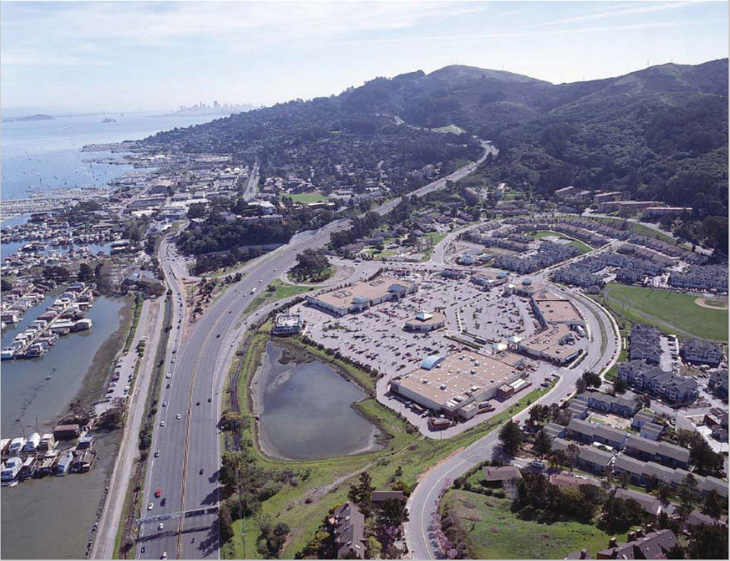 Marin City Drainage Study Aerial Photo
